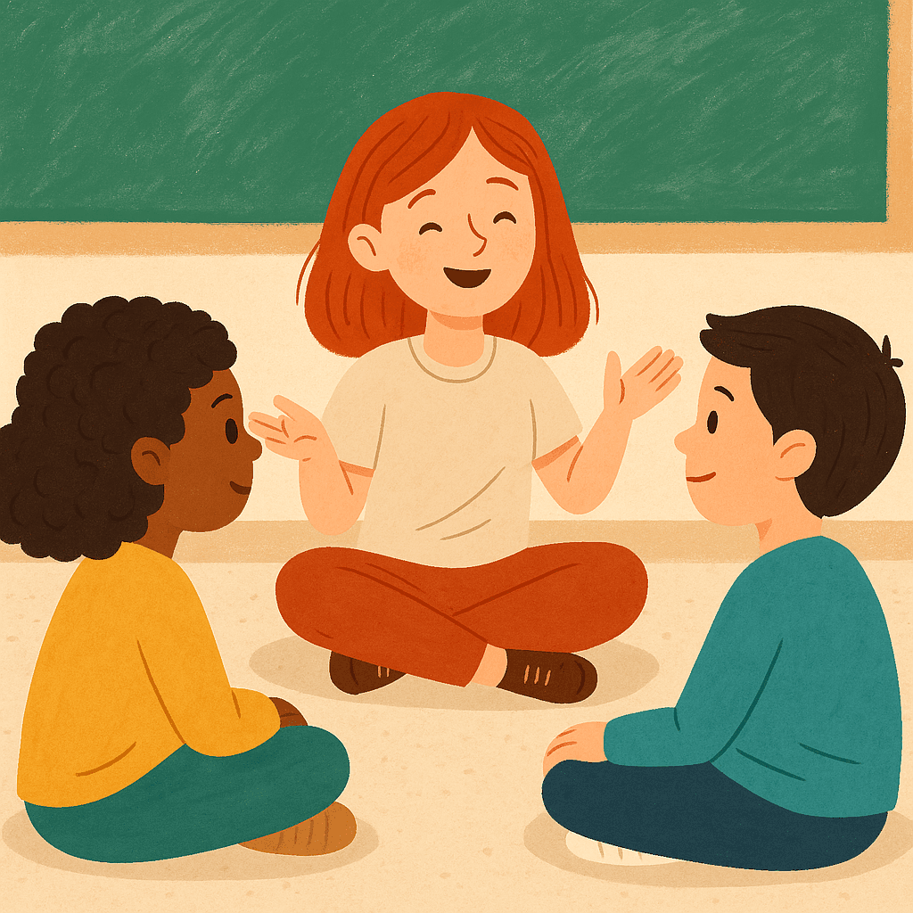 Kringgesprek in de klas · meer dan alleen een rondje "hoe was je weekend?"