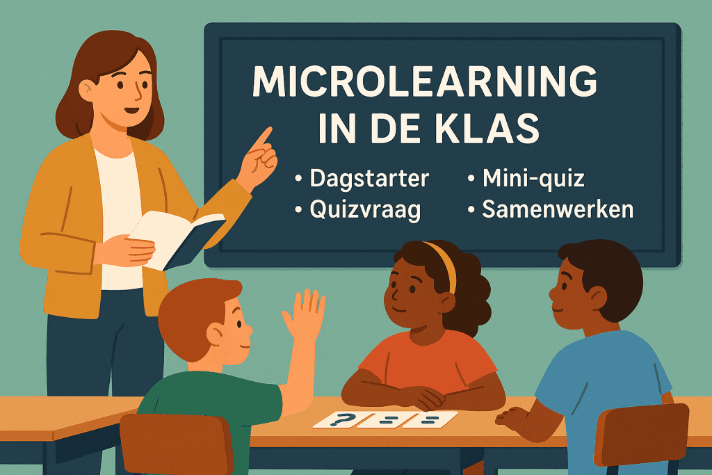 Microlearning-momenten in de klas: kleine leerprikkel, groot effect