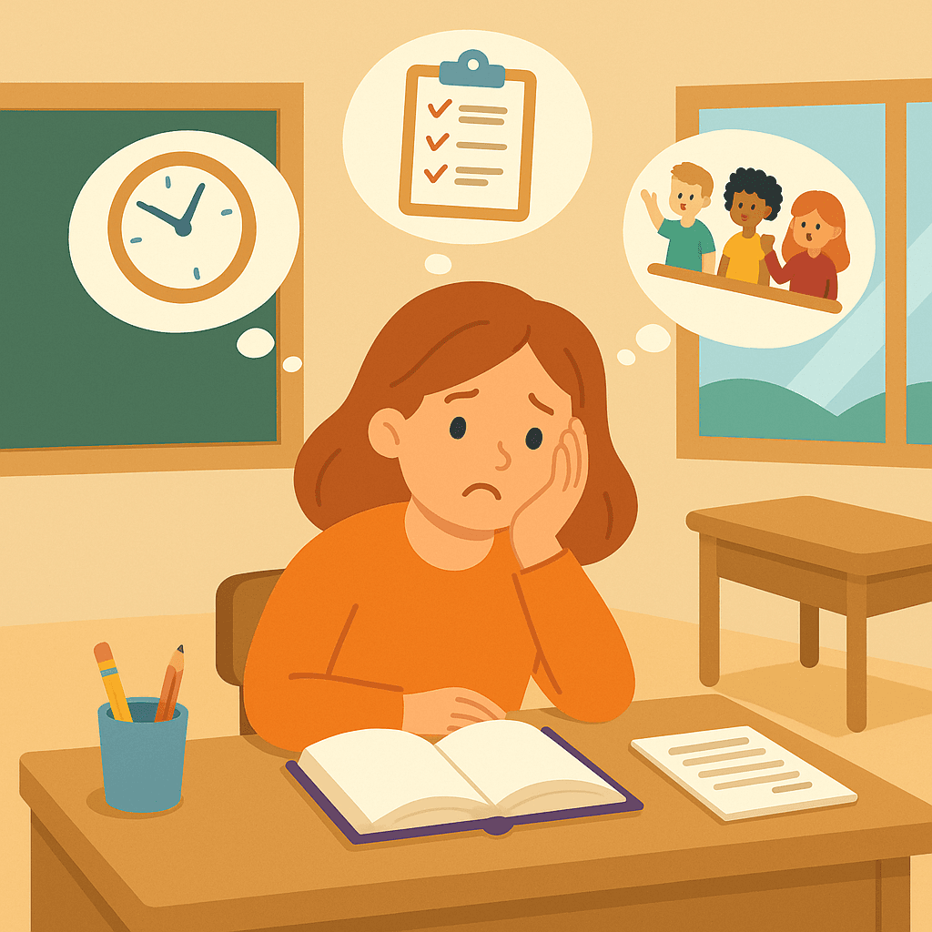 Wat er écht door je hoofd gaat tijdens een schooldag