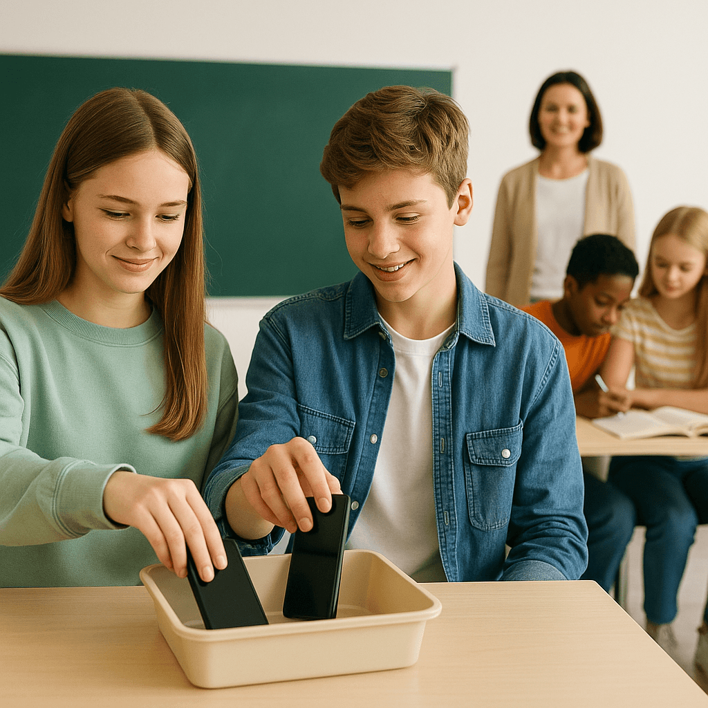 Smartphonevrije middagen in de klas: zo breng je focus en plezier terug