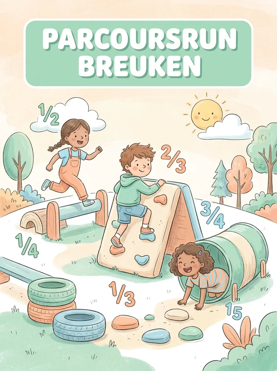 Parcoursrun · breuken vermenigvuldigen